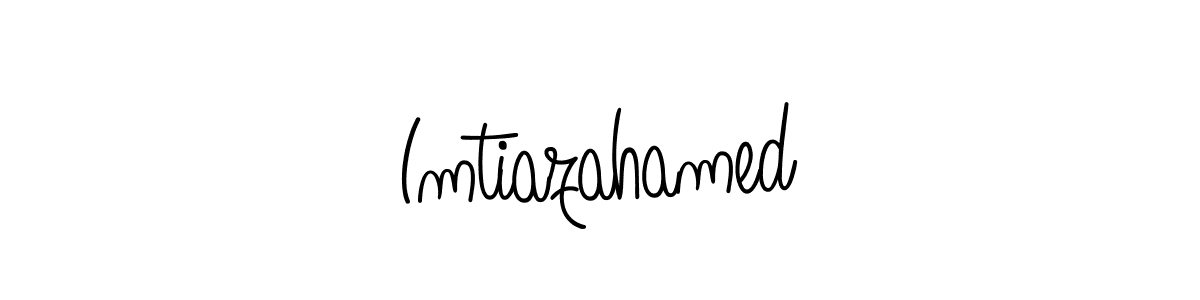 How to Draw Imtiazahamed signature style? Angelique-Rose-font-FFP is a latest design signature styles for name Imtiazahamed. Imtiazahamed signature style 5 images and pictures png