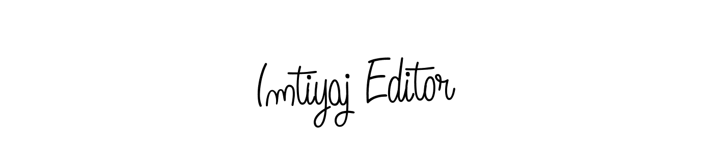 This is the best signature style for the Imtiyaj Editor name. Also you like these signature font (Angelique-Rose-font-FFP). Mix name signature. Imtiyaj Editor signature style 5 images and pictures png