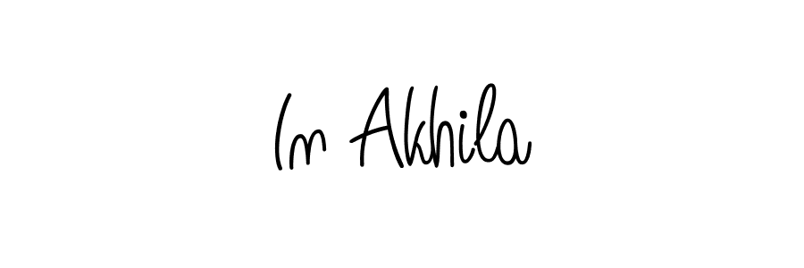 How to make In Akhila signature? Angelique-Rose-font-FFP is a professional autograph style. Create handwritten signature for In Akhila name. In Akhila signature style 5 images and pictures png