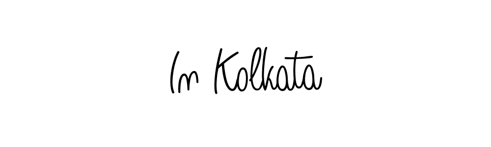 Create a beautiful signature design for name In Kolkata. With this signature (Angelique-Rose-font-FFP) fonts, you can make a handwritten signature for free. In Kolkata signature style 5 images and pictures png