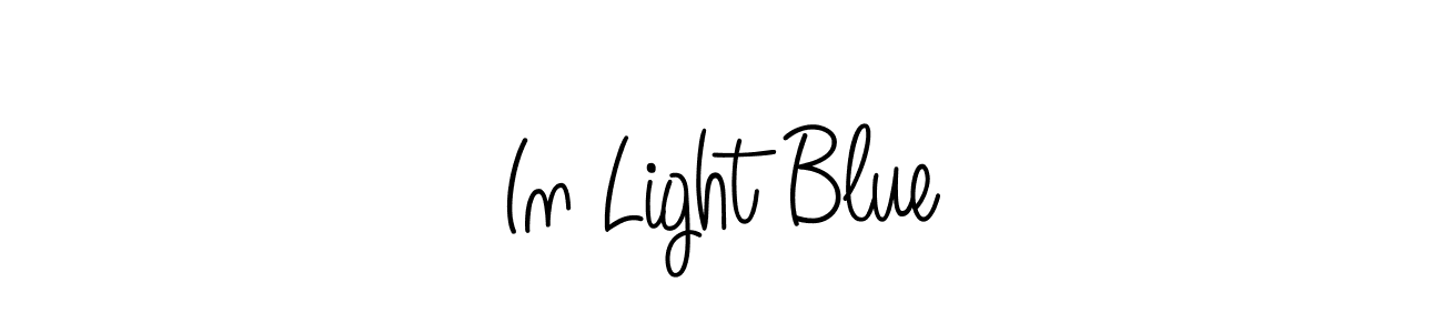 How to make In Light Blue name signature. Use Angelique-Rose-font-FFP style for creating short signs online. This is the latest handwritten sign. In Light Blue signature style 5 images and pictures png