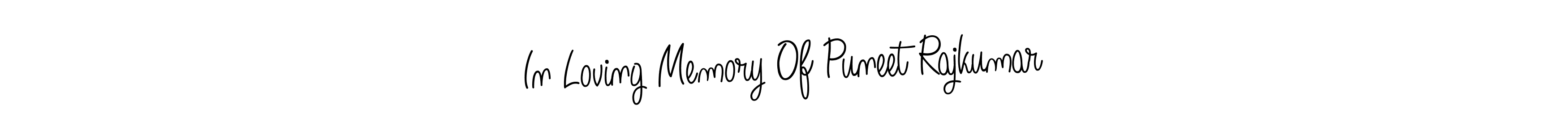 The best way (Angelique-Rose-font-FFP) to make a short signature is to pick only two or three words in your name. The name In Loving Memory Of Puneet Rajkumar include a total of six letters. For converting this name. In Loving Memory Of Puneet Rajkumar signature style 5 images and pictures png