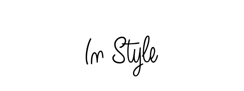 if you are searching for the best signature style for your name In Style. so please give up your signature search. here we have designed multiple signature styles  using Angelique-Rose-font-FFP. In Style signature style 5 images and pictures png