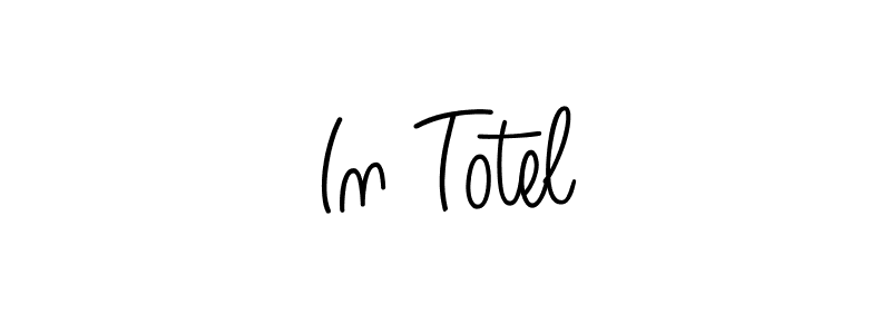 Use a signature maker to create a handwritten signature online. With this signature software, you can design (Angelique-Rose-font-FFP) your own signature for name In Totel. In Totel signature style 5 images and pictures png