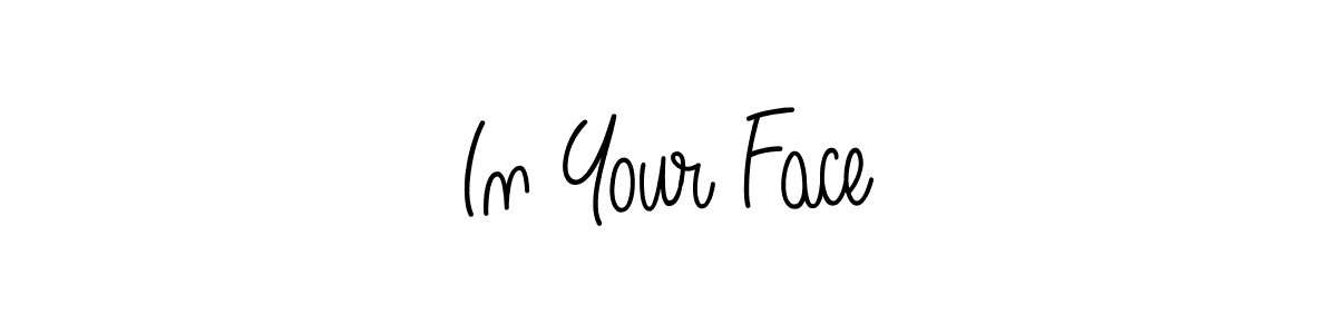 The best way (Angelique-Rose-font-FFP) to make a short signature is to pick only two or three words in your name. The name In Your Face include a total of six letters. For converting this name. In Your Face signature style 5 images and pictures png