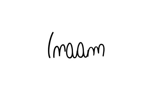 How to make Inaam signature? Angelique-Rose-font-FFP is a professional autograph style. Create handwritten signature for Inaam name. Inaam signature style 5 images and pictures png