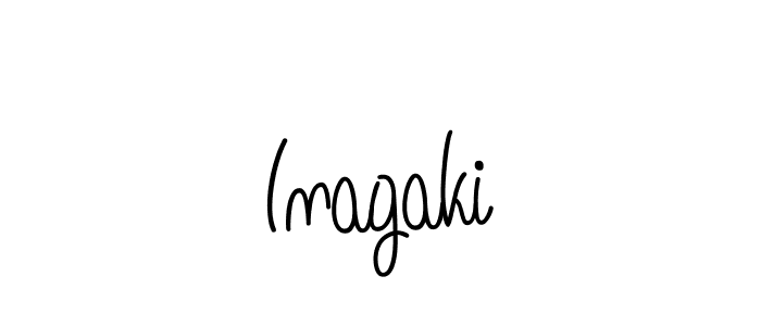 Also we have Inagaki name is the best signature style. Create professional handwritten signature collection using Angelique-Rose-font-FFP autograph style. Inagaki signature style 5 images and pictures png