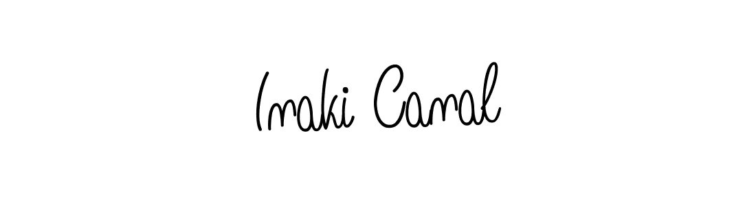 Check out images of Autograph of Inaki Canal name. Actor Inaki Canal Signature Style. Angelique-Rose-font-FFP is a professional sign style online. Inaki Canal signature style 5 images and pictures png