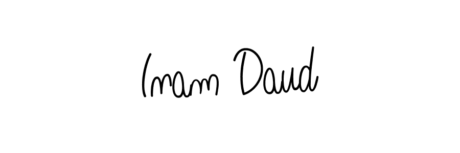 This is the best signature style for the Inam Daud name. Also you like these signature font (Angelique-Rose-font-FFP). Mix name signature. Inam Daud signature style 5 images and pictures png