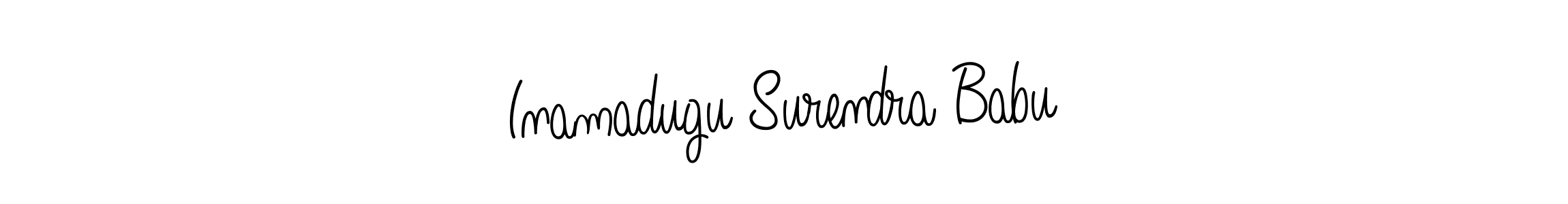 How to Draw Inamadugu Surendra Babu signature style? Angelique-Rose-font-FFP is a latest design signature styles for name Inamadugu Surendra Babu. Inamadugu Surendra Babu signature style 5 images and pictures png