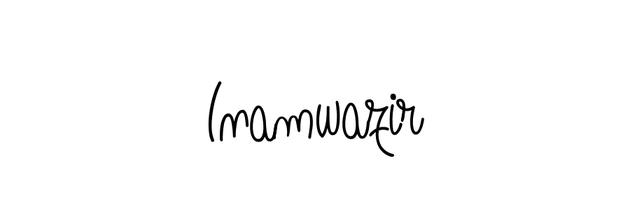 How to Draw Inamwazir signature style? Angelique-Rose-font-FFP is a latest design signature styles for name Inamwazir. Inamwazir signature style 5 images and pictures png