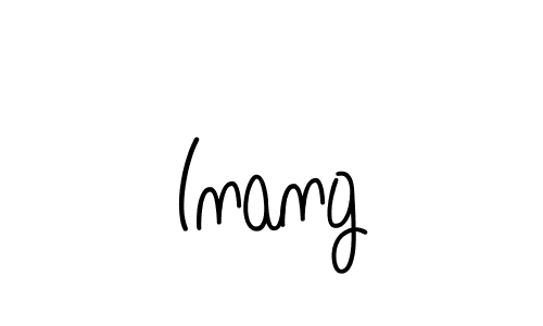 Angelique-Rose-font-FFP is a professional signature style that is perfect for those who want to add a touch of class to their signature. It is also a great choice for those who want to make their signature more unique. Get Inang name to fancy signature for free. Inang signature style 5 images and pictures png