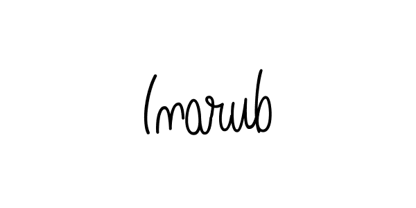 How to Draw Inarub signature style? Angelique-Rose-font-FFP is a latest design signature styles for name Inarub. Inarub signature style 5 images and pictures png