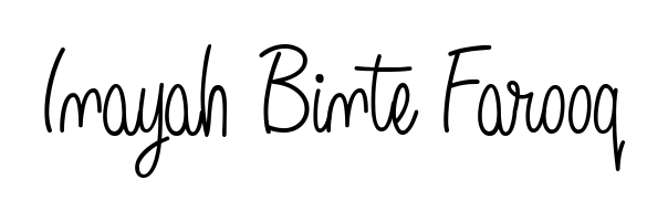 A timeless handwritten aesthetic for Inayah Binte Farooq. The Angelique-Rose-font-FFP font gives your signature a handcrafted feel with natural curves. Inayah Binte Farooq signature style 5 images and pictures png