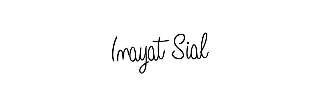 How to make Inayat Sial name signature. Use Angelique-Rose-font-FFP style for creating short signs online. This is the latest handwritten sign. Inayat Sial signature style 5 images and pictures png