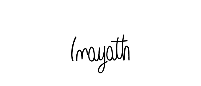 How to Draw Inayath signature style? Angelique-Rose-font-FFP is a latest design signature styles for name Inayath. Inayath signature style 5 images and pictures png