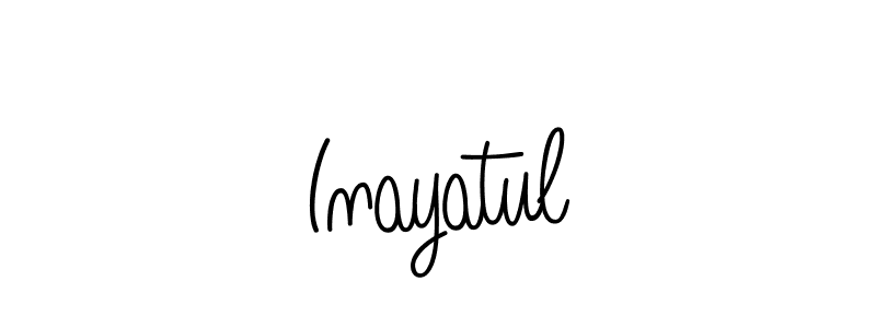 Inayatul stylish signature style. Best Handwritten Sign (Angelique-Rose-font-FFP) for my name. Handwritten Signature Collection Ideas for my name Inayatul. Inayatul signature style 5 images and pictures png