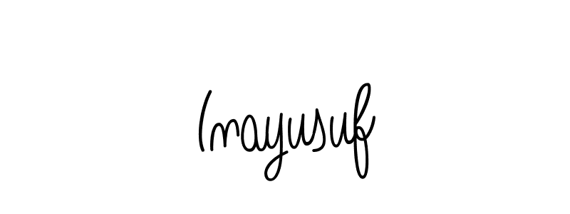 How to Draw Inayusuf signature style? Angelique-Rose-font-FFP is a latest design signature styles for name Inayusuf. Inayusuf signature style 5 images and pictures png