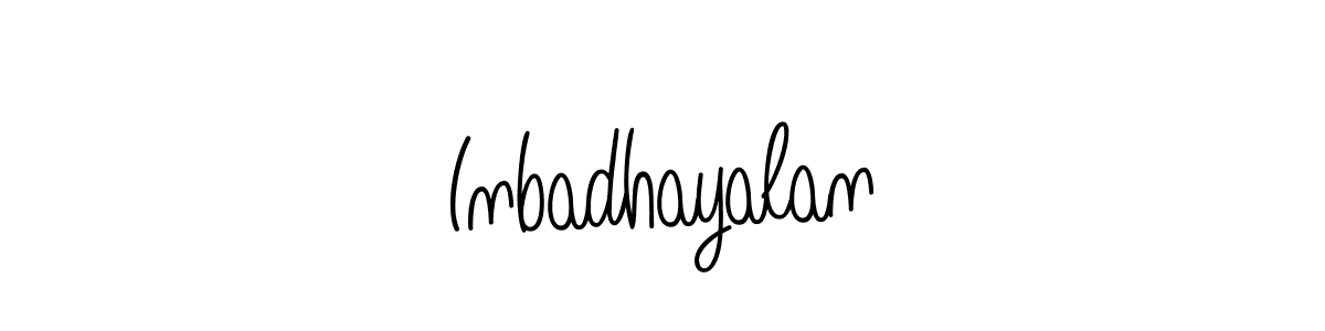 You should practise on your own different ways (Angelique-Rose-font-FFP) to write your name (Inbadhayalan) in signature. don't let someone else do it for you. Inbadhayalan signature style 5 images and pictures png