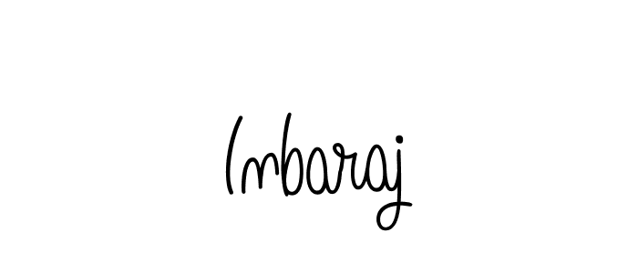 Inbaraj stylish signature style. Best Handwritten Sign (Angelique-Rose-font-FFP) for my name. Handwritten Signature Collection Ideas for my name Inbaraj. Inbaraj signature style 5 images and pictures png