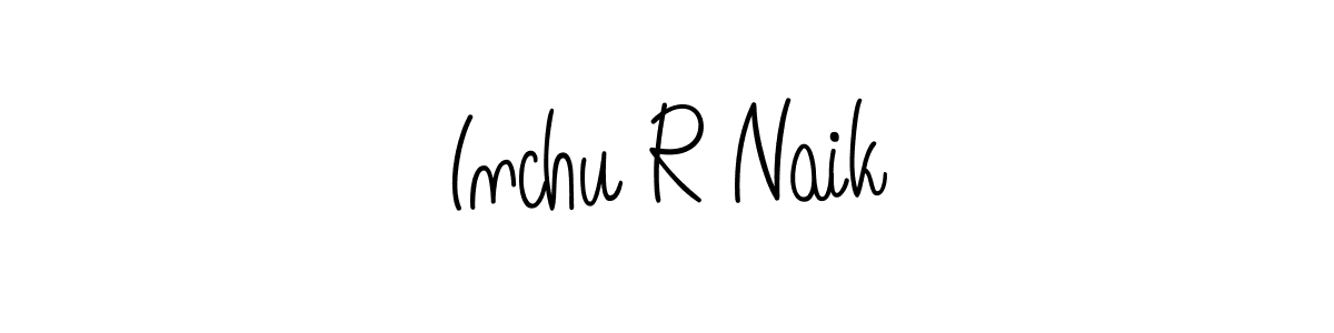 How to make Inchu R Naik signature? Angelique-Rose-font-FFP is a professional autograph style. Create handwritten signature for Inchu R Naik name. Inchu R Naik signature style 5 images and pictures png
