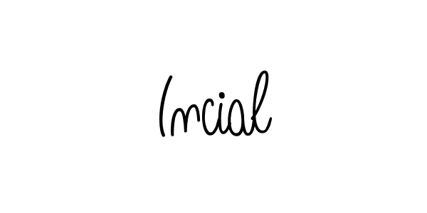 The best way (Angelique-Rose-font-FFP) to make a short signature is to pick only two or three words in your name. The name Incial include a total of six letters. For converting this name. Incial signature style 5 images and pictures png