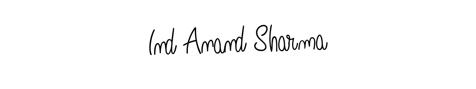 You can use this online signature creator to create a handwritten signature for the name Ind Anand Sharma. This is the best online autograph maker. Ind Anand Sharma signature style 5 images and pictures png