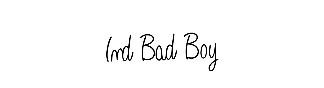 Make a beautiful signature design for name Ind Bad Boy. Use this online signature maker to create a handwritten signature for free. Ind Bad Boy signature style 5 images and pictures png
