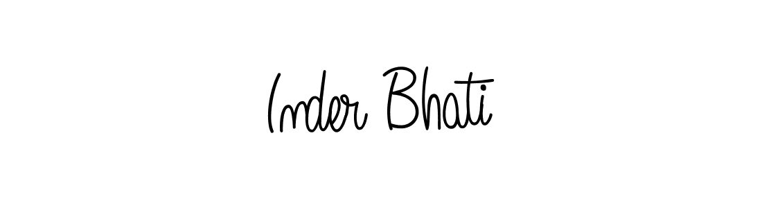 Once you've used our free online signature maker to create your best signature Angelique-Rose-font-FFP style, it's time to enjoy all of the benefits that Inder Bhati name signing documents. Inder Bhati signature style 5 images and pictures png