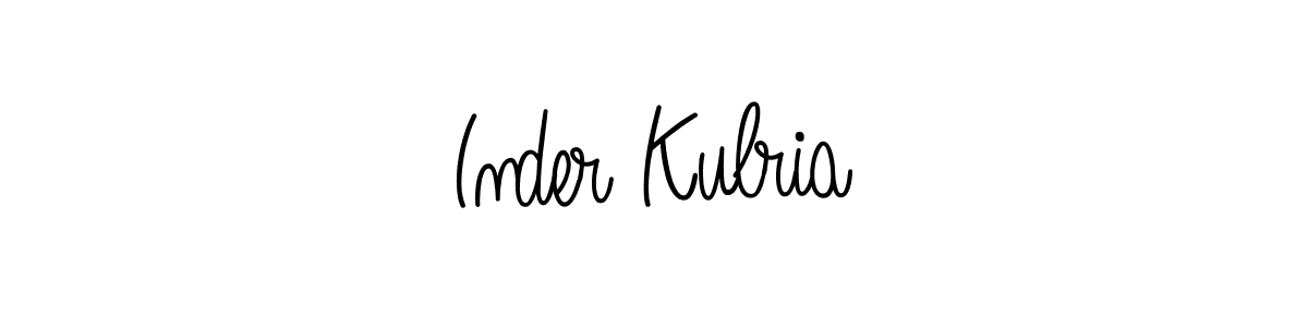 Make a beautiful signature design for name Inder Kulria. Use this online signature maker to create a handwritten signature for free. Inder Kulria signature style 5 images and pictures png