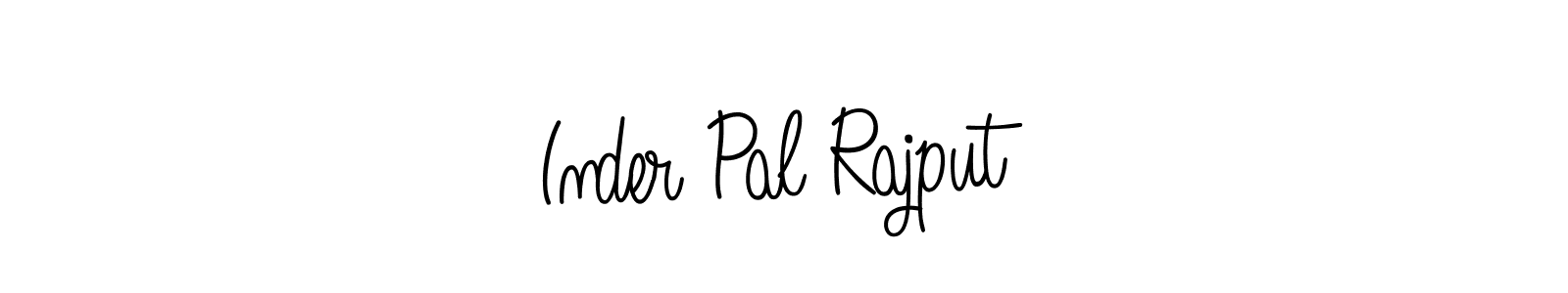 Design your own signature with our free online signature maker. With this signature software, you can create a handwritten (Angelique-Rose-font-FFP) signature for name Inder Pal Rajput. Inder Pal Rajput signature style 5 images and pictures png