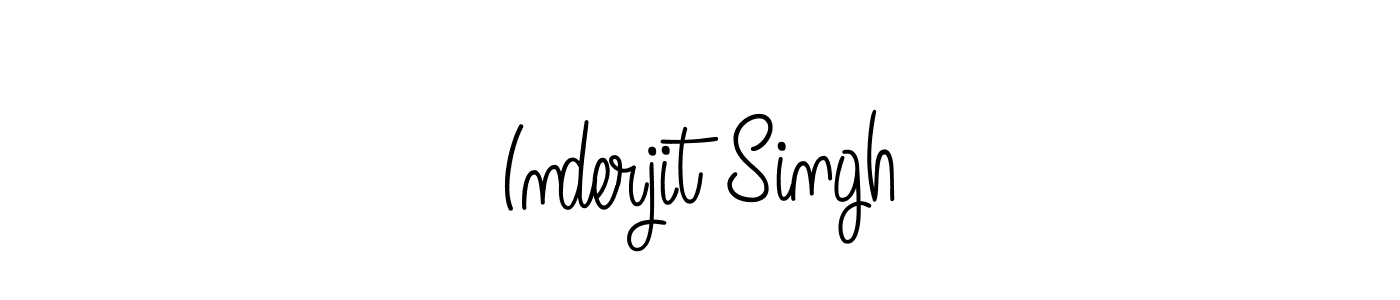 Inderjit Singh stylish signature style. Best Handwritten Sign (Angelique-Rose-font-FFP) for my name. Handwritten Signature Collection Ideas for my name Inderjit Singh. Inderjit Singh signature style 5 images and pictures png