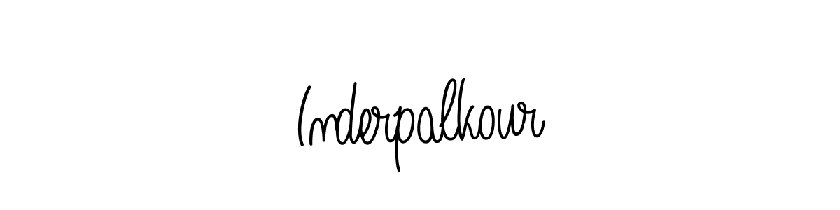 Make a beautiful signature design for name Inderpalkour. Use this online signature maker to create a handwritten signature for free. Inderpalkour signature style 5 images and pictures png