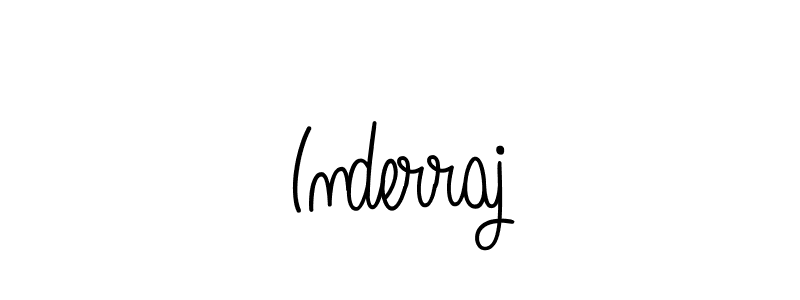 How to Draw Inderraj signature style? Angelique-Rose-font-FFP is a latest design signature styles for name Inderraj. Inderraj signature style 5 images and pictures png