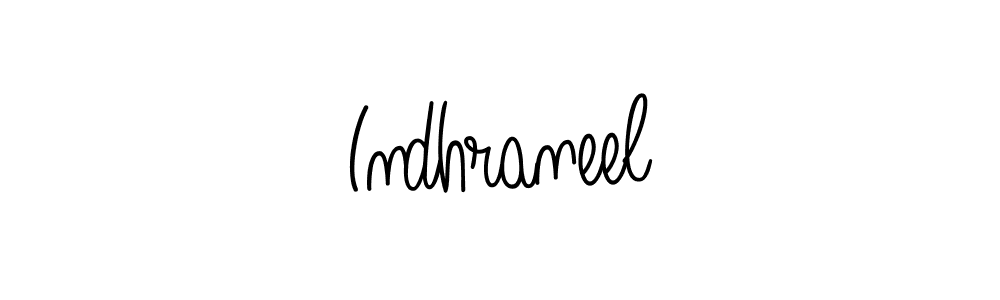 The best way (Angelique-Rose-font-FFP) to make a short signature is to pick only two or three words in your name. The name Indhraneel include a total of six letters. For converting this name. Indhraneel signature style 5 images and pictures png