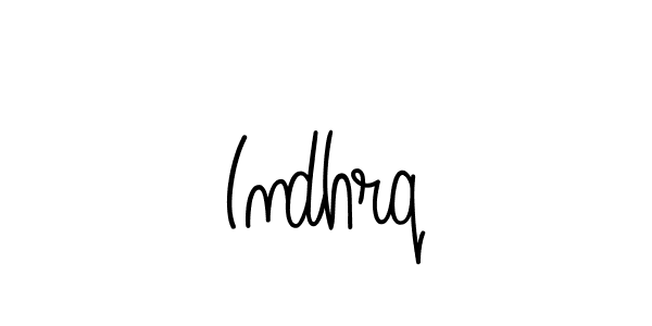 Create a beautiful signature design for name Indhrq. With this signature (Angelique-Rose-font-FFP) fonts, you can make a handwritten signature for free. Indhrq signature style 5 images and pictures png