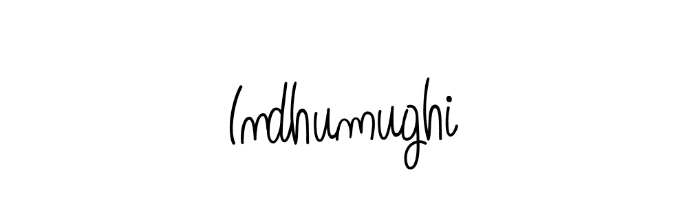 Create a beautiful signature design for name Indhumughi. With this signature (Angelique-Rose-font-FFP) fonts, you can make a handwritten signature for free. Indhumughi signature style 5 images and pictures png