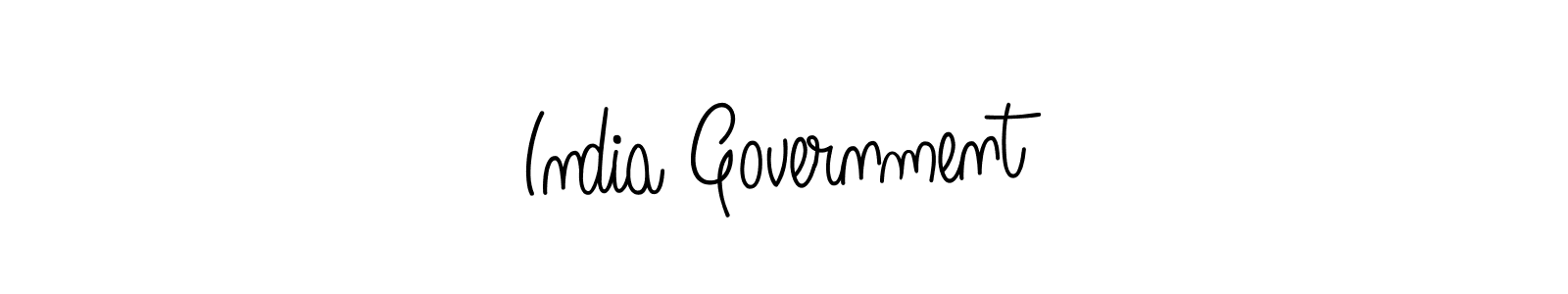 Create a beautiful signature design for name India Government. With this signature (Angelique-Rose-font-FFP) fonts, you can make a handwritten signature for free. India Government signature style 5 images and pictures png