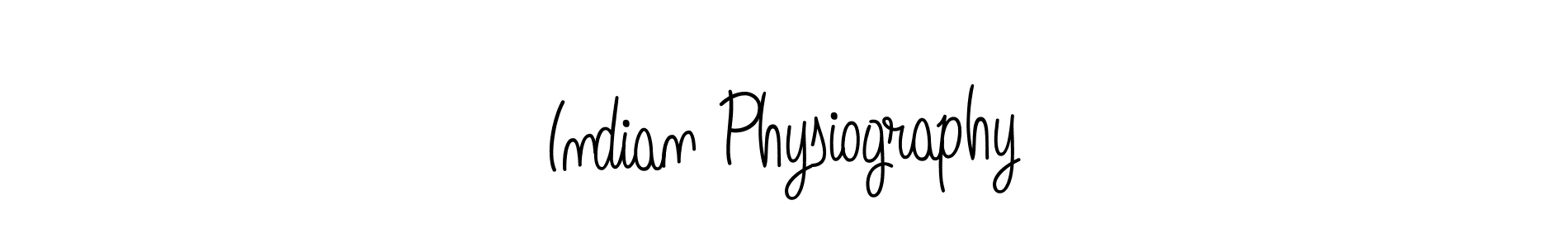 Indian Physiography stylish signature style. Best Handwritten Sign (Angelique-Rose-font-FFP) for my name. Handwritten Signature Collection Ideas for my name Indian Physiography. Indian Physiography signature style 5 images and pictures png