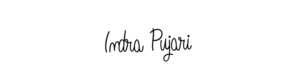 Make a beautiful signature design for name Indra Pujari. Use this online signature maker to create a handwritten signature for free. Indra Pujari signature style 5 images and pictures png