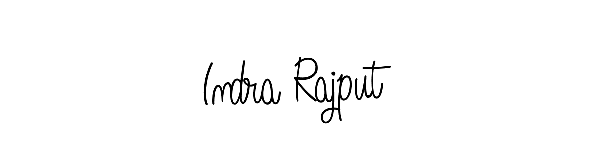 You should practise on your own different ways (Angelique-Rose-font-FFP) to write your name (Indra Rajput) in signature. don't let someone else do it for you. Indra Rajput signature style 5 images and pictures png