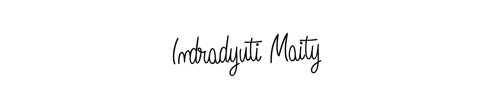 How to make Indradyuti Maity signature? Angelique-Rose-font-FFP is a professional autograph style. Create handwritten signature for Indradyuti Maity name. Indradyuti Maity signature style 5 images and pictures png