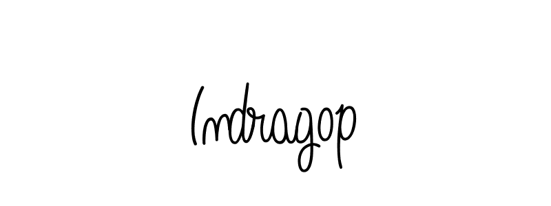 Make a beautiful signature design for name Indragop. Use this online signature maker to create a handwritten signature for free. Indragop signature style 5 images and pictures png