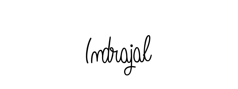 How to make Indrajal name signature. Use Angelique-Rose-font-FFP style for creating short signs online. This is the latest handwritten sign. Indrajal signature style 5 images and pictures png