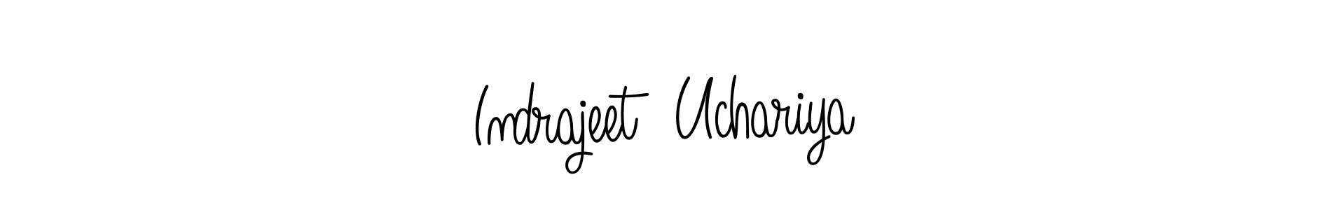 How to Draw Indrajeet  Uchariya signature style? Angelique-Rose-font-FFP is a latest design signature styles for name Indrajeet  Uchariya. Indrajeet  Uchariya signature style 5 images and pictures png