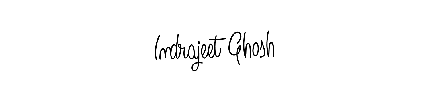 How to make Indrajeet Ghosh name signature. Use Angelique-Rose-font-FFP style for creating short signs online. This is the latest handwritten sign. Indrajeet Ghosh signature style 5 images and pictures png