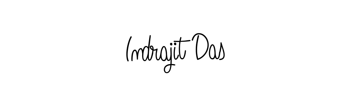 Use a signature maker to create a handwritten signature online. With this signature software, you can design (Angelique-Rose-font-FFP) your own signature for name Indrajit Das. Indrajit Das signature style 5 images and pictures png