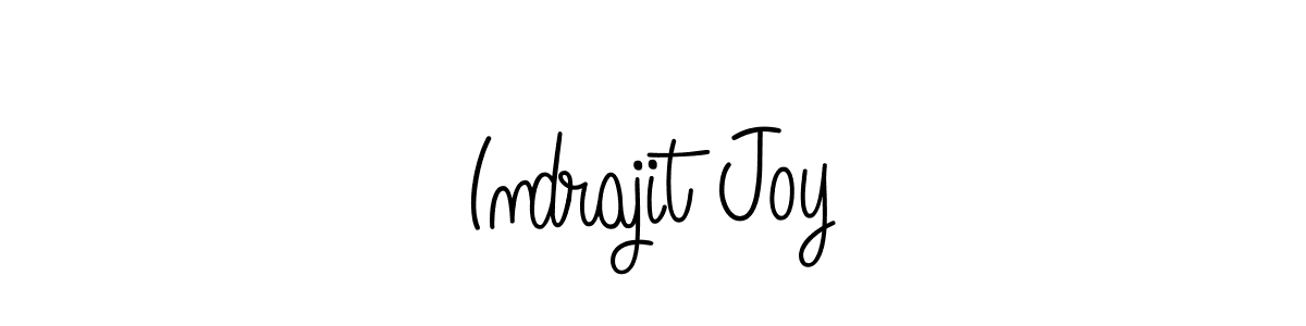 Also we have Indrajit Joy name is the best signature style. Create professional handwritten signature collection using Angelique-Rose-font-FFP autograph style. Indrajit Joy signature style 5 images and pictures png