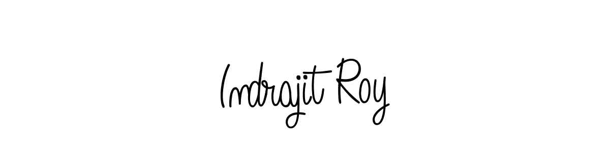 Make a beautiful signature design for name Indrajit Roy. With this signature (Angelique-Rose-font-FFP) style, you can create a handwritten signature for free. Indrajit Roy signature style 5 images and pictures png