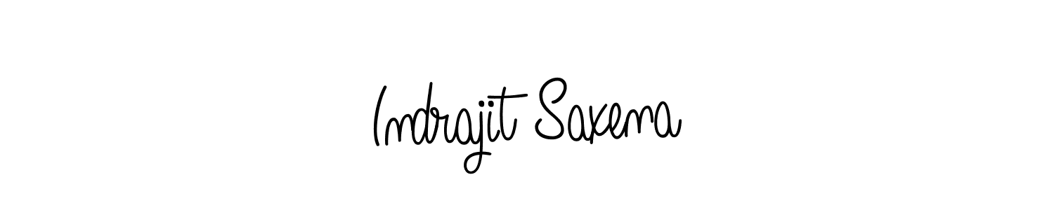 You should practise on your own different ways (Angelique-Rose-font-FFP) to write your name (Indrajit Saxena) in signature. don't let someone else do it for you. Indrajit Saxena signature style 5 images and pictures png